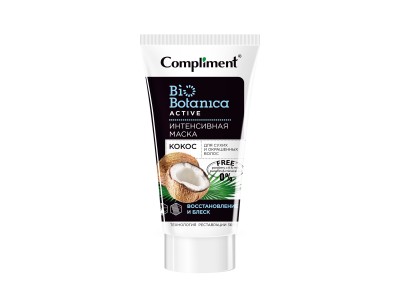 КОМПЛИМЕНТ Botanica Active Маска Кокос для сухих волос 200мл *24