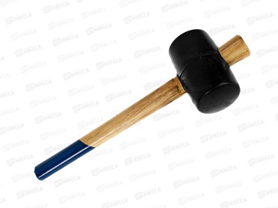 Киянка деревянная лакированная ручка. 450г 3304002 *48