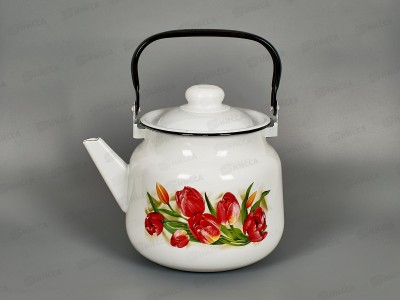 Чайник 3,5л с рисунком 01-2713/4 Тюльпаны *4