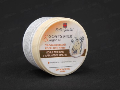 Belle Jardin  Goatsmilk увлажняющий крем для лица  200мл козье молоко аргановое масло