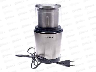 Кофемолка SA-6162S 250Вт 100гр сталь