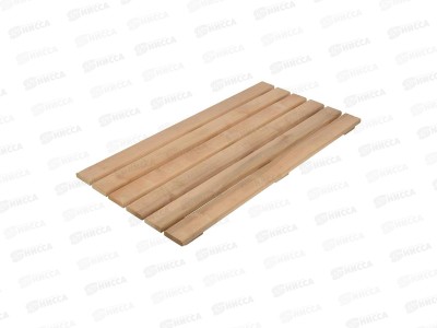 Решетка для бани и сауны на пол 50*100*4см, (ольха) БШ 33253*3