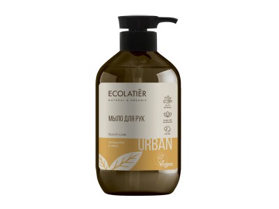 ECOLATIER Жидкое мыло для рук мандарин и мята 400мл 844102*10