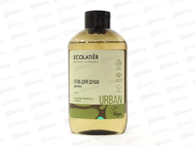 ECOLATIER Гель для душа Детокс морские минералы и мята 600мл 842104*8