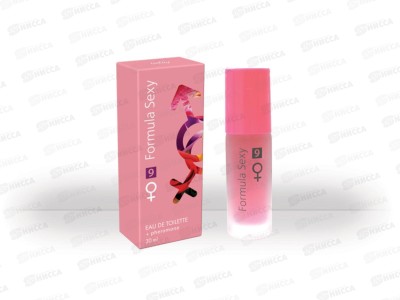 Formula Sexy №9 с феромонами, туалетная вода 30мл женская 24 М