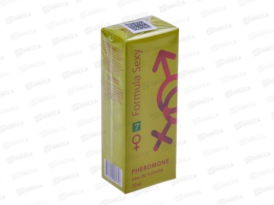 Formula Sexy №7 с феромонами, туалетная вода 30мл женская 24 М