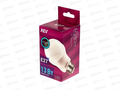 Лампа светодиодная REV A60 13Вт E27 6500К-холодный свет *10/100