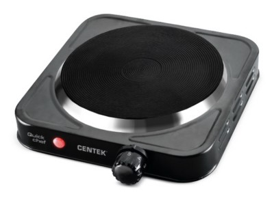 Плита электрическая CT-1506 1 конфорка 155мм 1000Вт черная