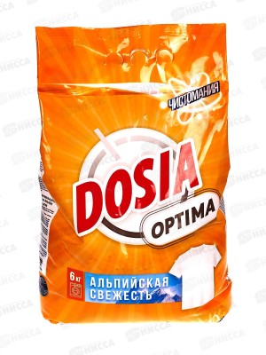 ДОСЯ Матик стиральный порошок 6,0 OPTIMA Альпийская свежесть *3