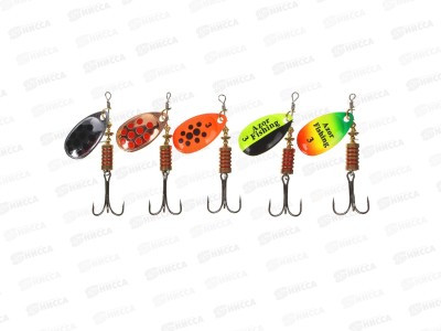 Блесна AZOR FISHING &quotКомета&quot вращающаяся №3 6гр, 5цветов 145-123 г