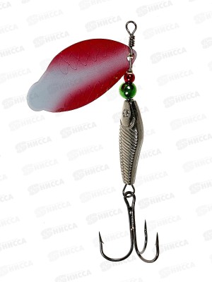 Блесна AZOR FISHING &quotЩукарь&quot вращающаяся №4 9гр, 5цветов 145-134 г