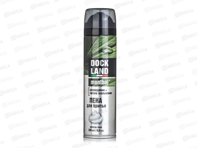 Dockland Пена для бритья mentol 200мл (Т) *12