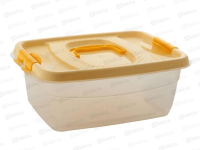 Контейнер для пищевых продуктов 10л бежевый *12  ИНТ