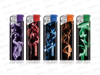 Зажигалка Flameclub P-01 Smoke одноразовая 12807 *50
