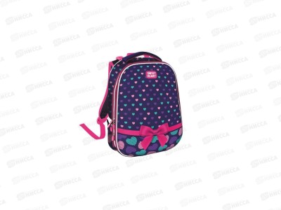 Рюкзак SchoolФормат Модные сердечки 38*30*21 жест. РЮКЖК2- МСР