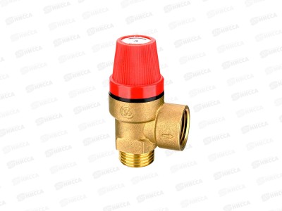 Клапан предохранительный 1/2&quot гайка/гайка, 3 Бар, СТМ ТЕРМО