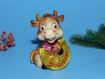 Копилка  &quotКорова на удачу&quot 12х8,7х6,7/ 11,8х8,7х7,3см, KS091Z06   АТМ