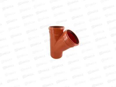 Тройник канализационный наружный 110*45 AtlasPlast   *7