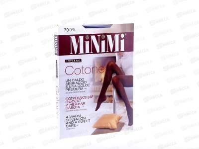 Minimi колготки Cottone 70  (nero.III)