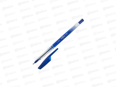 Ручка шариковая LINC OFFIX 1мм, синяя, прозрачная корпус 1500FW/blue *50/1000