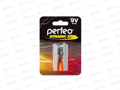 Батарейки Perfeo 6F22 б/б Dynamic Zinc *1/10/400