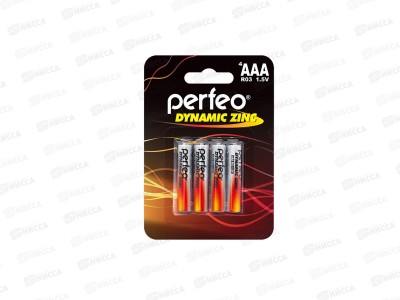 Батарейки Perfeo R03 4BL Dynamic Zinc *4/120/960