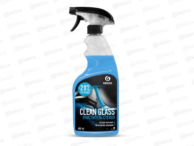 Clean glass чистящее средство (очиститель стекол и зеркал, антистатик) 600мл 110393 *6