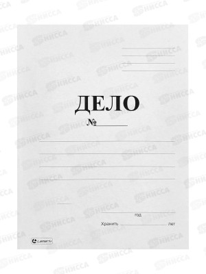Скоросшиватель Lamark&quotДЕЛО&quot белый мелованный P400 22051*200