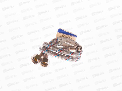 Подводка для смесителя сталь 1/2&quot*М10* 40см, пара