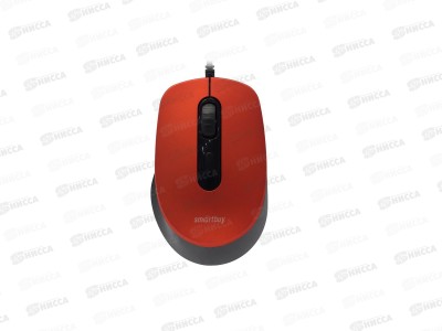 Мышь SmartBuy ONE беззвучная, красная, 265R *40