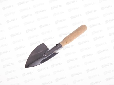 Совок посадочный малый с деревянной ручкой (нержавейка), СПм   *20