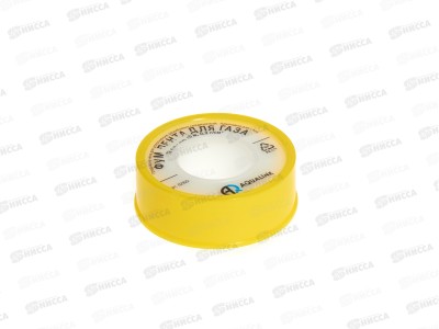 Лента ФУМ для газа 12мм Aqualink, 02922 *10/250/1000