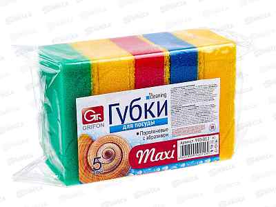 Губка GRIFON макси 5шт *40/1 910-012