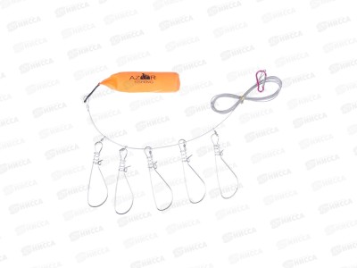 Кукан AZOR FISHING 3,5м 5 карабинов 148-060 г