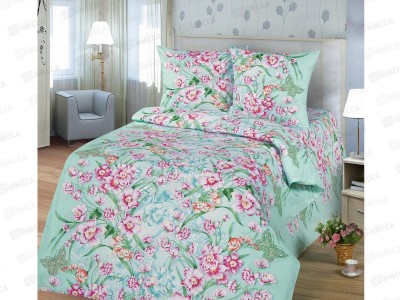 Комплект постельного белья 1.5сп 215*150 бязь наб,пл125 Адель