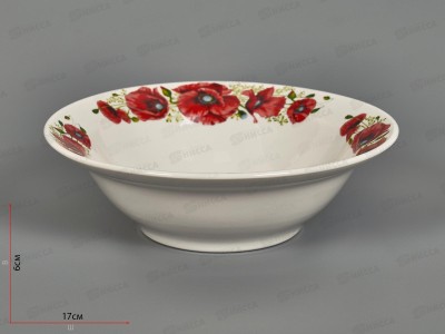 Миска 300см3 Маки борт *12  084562