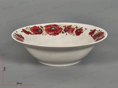 Миска 500см3 Маки борт *12  084632
