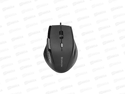 Мышь Defender проводная Accura ММ-362 черный,6 кн,800-1600dpi