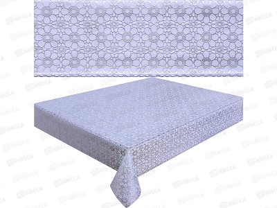 Клеенка Grace Лейс ажурная 1,37х20м LH-0406В 49930 серебро