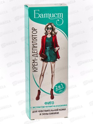 БАТИСТ крем-депилятор Фито 100мл *12/9
