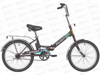 Велосипед 20&quot RUSH HOUR START 100 C-brake ST черный рама 13&quot В, 283936