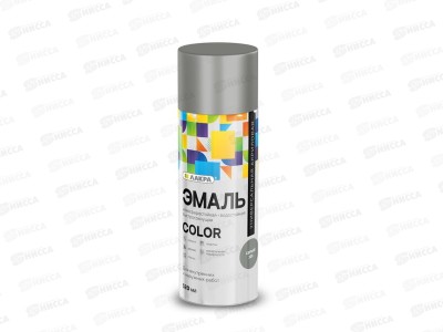 Эмаль ЛАКРА Color аэрозольная  520мл, серый (301) *12