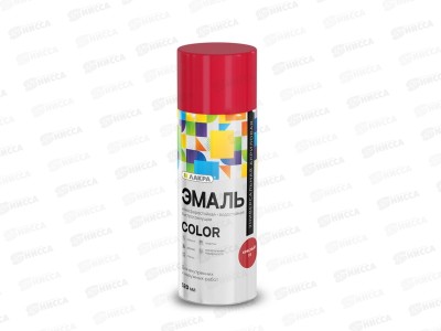 Эмаль ЛАКРА Color аэрозольная   520мл, красный (23) *12