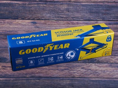 Домкрат ромбический универсальный Goodyear GY-SJ-02 1,5Т 100-385мм, GY000911