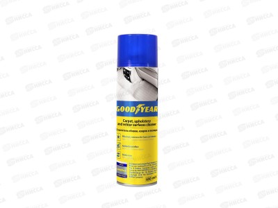 Очиститель обивки, ковров и велюра, аэрозоль 650мл, Goodyear *12