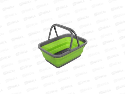 Корзина складная с 2 ручками 9л зеленая TD 0532 *12