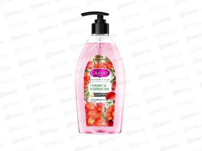 КАМЕЙ гель для душа 750мл Botanicals Цветы граната *8