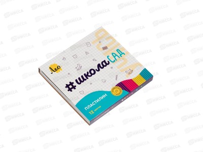 Пластилин 12цветов  240г &quotЛео&quot ШколаСад, картонная упаковка  LMC-0112 *24