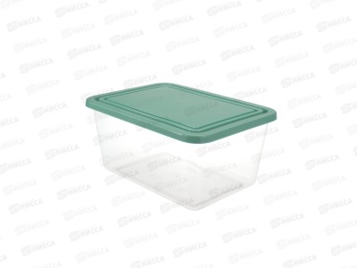 Емкость для продуктов прямоугольный 0,8л Фисташковый М 1451 *40