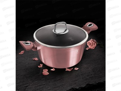 Кастрюля 4,1л с крышкой 24см, ВН-6035 I-Rose Edition